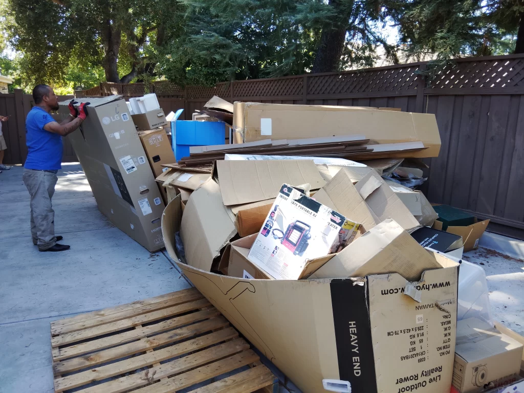 cardboard removal